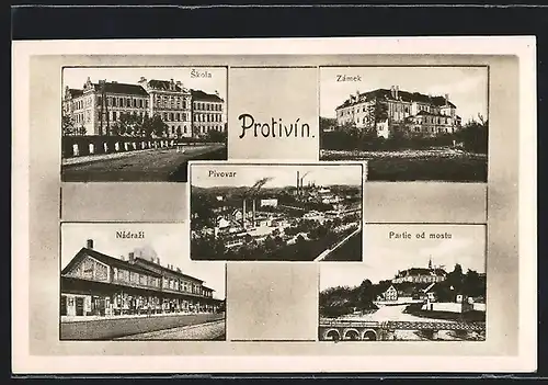 AK Protivin, Skola, Nadrazi, Zamek