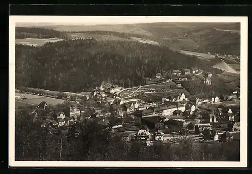 AK Oberschlema /Erzgebirge, Blick vom Radiumsteig