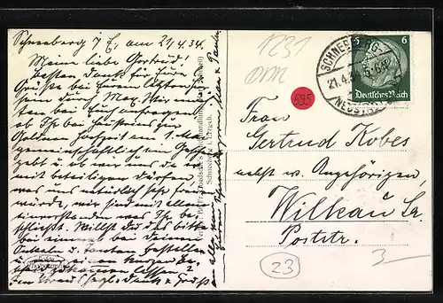 AK Schneeberg / Erzgeb., Gesamtansicht