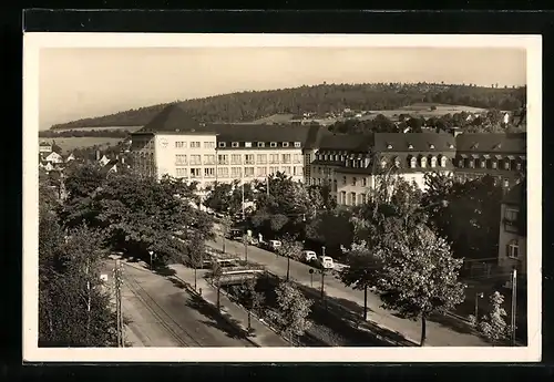 AK Oberschlema /Erzgebirge, Kurhaus und Kurhotel