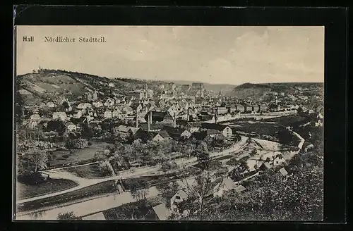 AK Hall, Nördlicher Stadtteil mit Fabriken