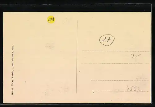 AK Bad Münster a. Stein, Saline mit Rad