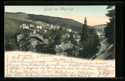 AK Kipsdorf, Hotel Halali, Villa Flora, Hotel und Bad Fürstenhof