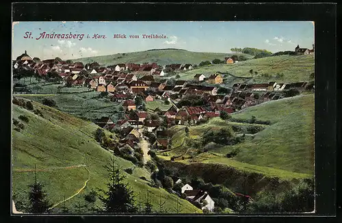 AK St. Andreasberg i. Harz, Blick vom Treibholz