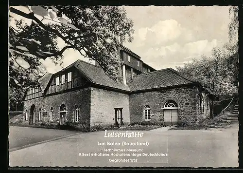 AK Balve /Sauerland, Luisenhütte, Technisches Museum