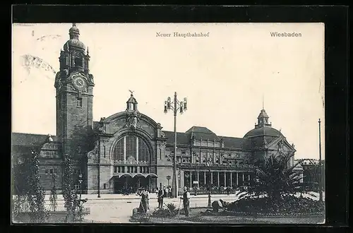 AK Wiesbaden, Neuer Hauptbahnhof