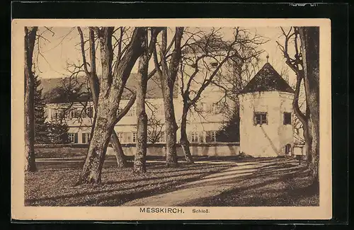 AK Messkirch, Schloss mit Park