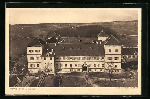 AK Messkirch, Ansicht vom Schloss