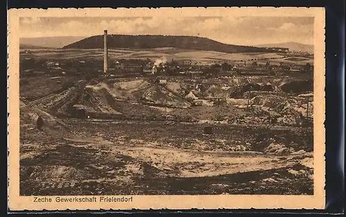 AK Frielendorf, Zeche Gewerkschaft aus der Vogelschau