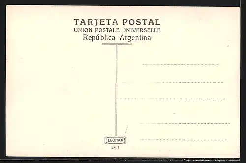 AK Spanier auf einem Maultier am Fluss