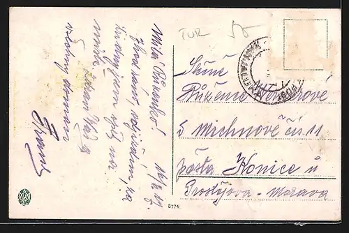 AK Zwei Frauen in türkischen Trachten