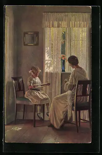 Künstler-AK sign. Alfred Broge, Wichtige Arbeit