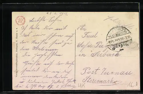 AK Csap, Községháza, Kutsche