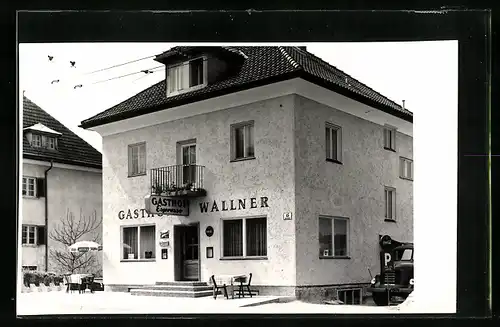 Foto-AK Salzburg, Gasthof Wallner, Aiglhofstrasse 15