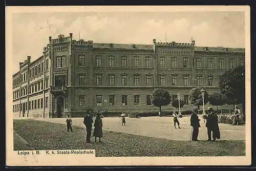 AK Leipa i. B., Die K. K. Staats-Realschule