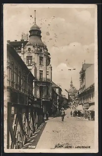 AK Leipa / Ceska Lipa, Langegasse