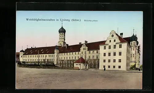 AK Ursberg, Wohltätigkeitsanstalten, Süd-Hauptbau