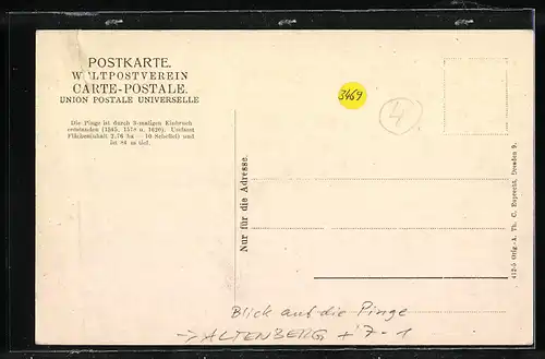 AK Altenberg, Blick in die Pinge