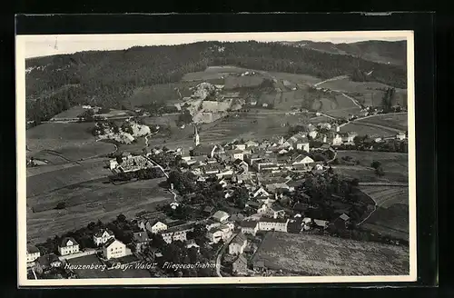 AK Hauzenberg /Bayr. Wald, Fliegeraufnahme, Ortsansicht