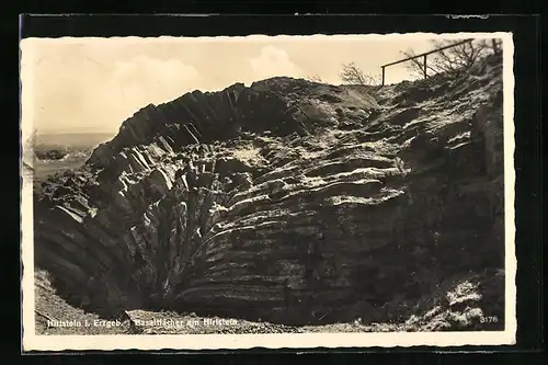 AK Hirtstein i. Erzgeb., Basaltfächer am Hirtstein