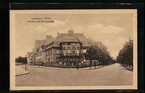 AK Landau i. Pfalz, Ostring und Moltkestrasse