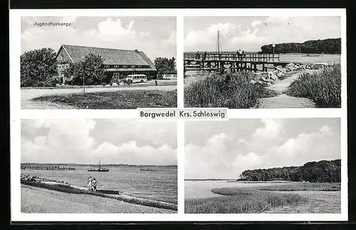 AK Borgwedel Krs. Schleswig, Jugendherberge und Strand