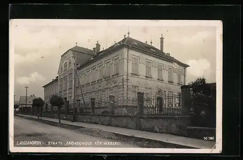 AK Landskron, Staatl. Fachschule für Weberei