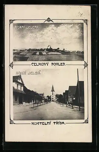 AK Horni Jeleni, Celkový pohled, Kostelní trída