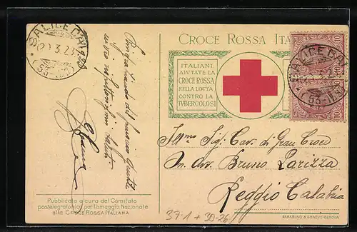 AK Orden des italienischen Roten Kreuzes