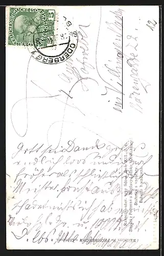 AK Slowakin mit zwei Kindern in Tracht