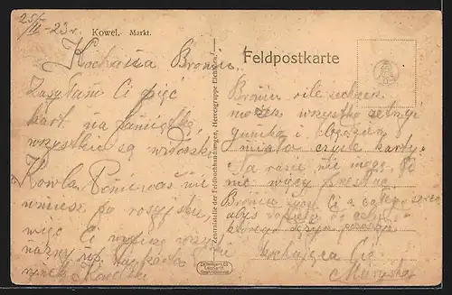 AK Kowel, Partie vom Markt