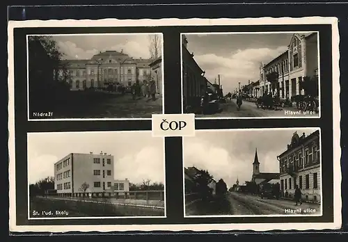 AK Cop, Nadrazi, HLavni ulice, St. l`ud skoly