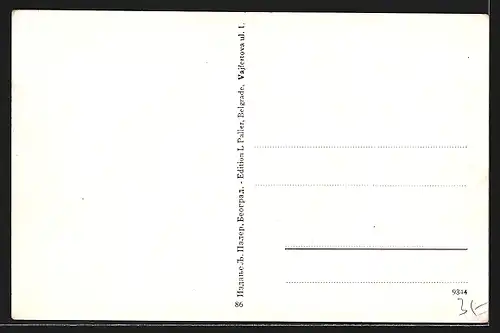 AK Belgrade-Dedigné, le palais royal