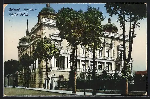 AK Belgrad, Königliches Palais