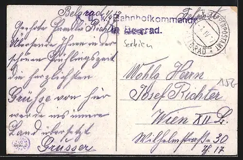 AK Belgrad, Königliches Palais