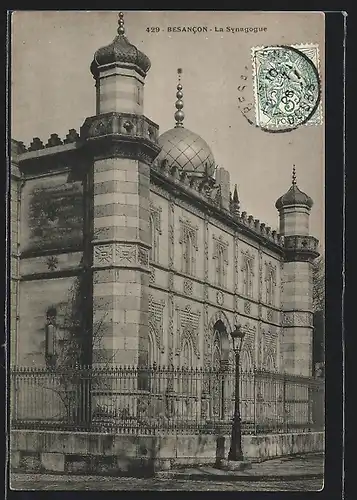 AK Besancon, La Synagogue