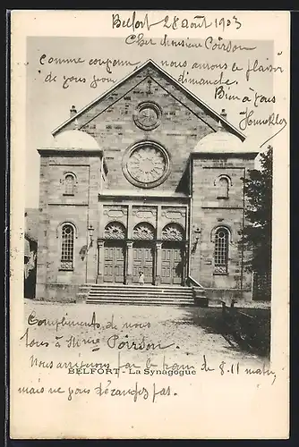 AK Belfort, La Synagogue