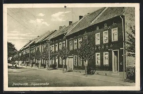 AK Bleicherode, Häuser in der Crajaerstrasse