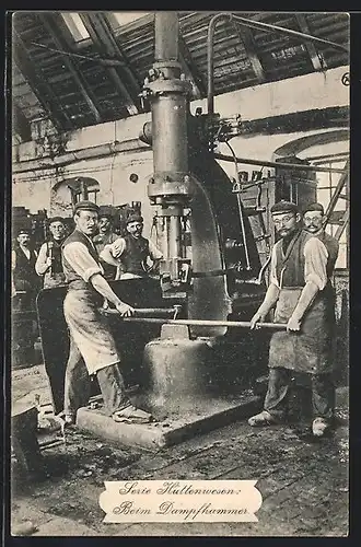 AK Serie Hüttenwesen - Beim Dampfhammer