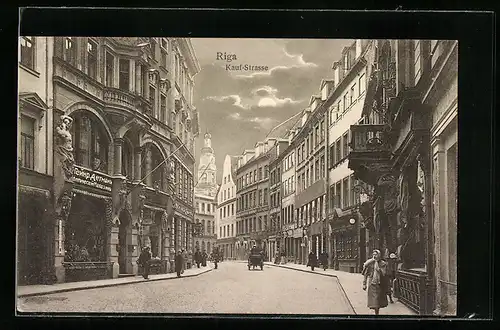 AK Riga, Ladengeschäfte in der Kauf-Strasse