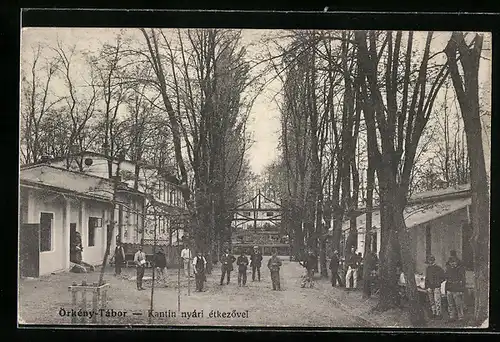 AK Örkény-Tábor, Kantin nyári étkezövel