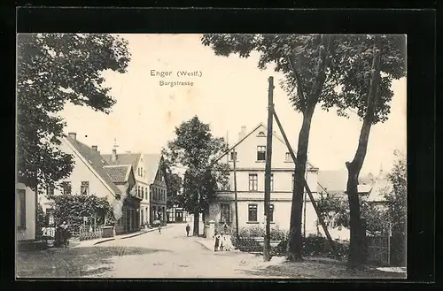 AK Enger, Blick in die Burgstrasse