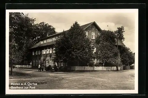 AK Müden a. d. Oertze, Gasthaus zur Post