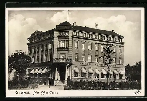AK Osnabrück, Am Hotel Hohenzollern