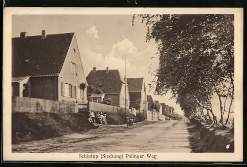 AK Lübeck-Schlutup Siedlung am Palinger Weg