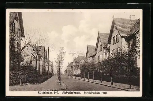 AK Rüstringen i. O.-Siebethsburg, Blick in die Störtebeckerstrasse