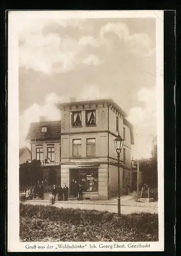 AK Geesthacht, Gasthaus Waldschänke von Georg Ebert