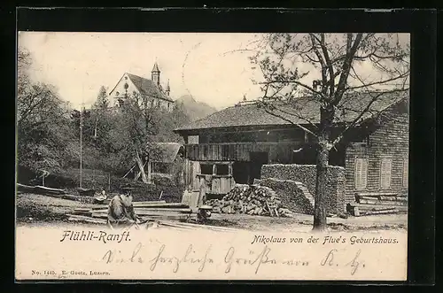 AK Flühli-Ranft, Nikolaus von der Flue`s Geburtshaus