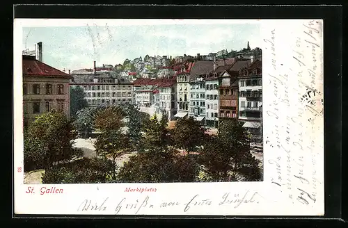 AK St. Gallen, Marktplatz