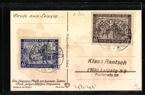 AK Leipzig, Buden-Messe bei der Leipziger Messe